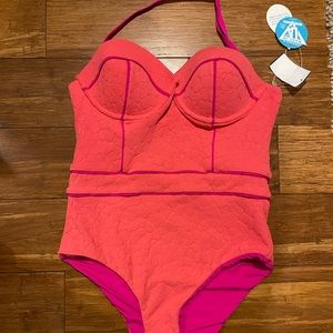 Brand New One Piece Balconette Swimsuit